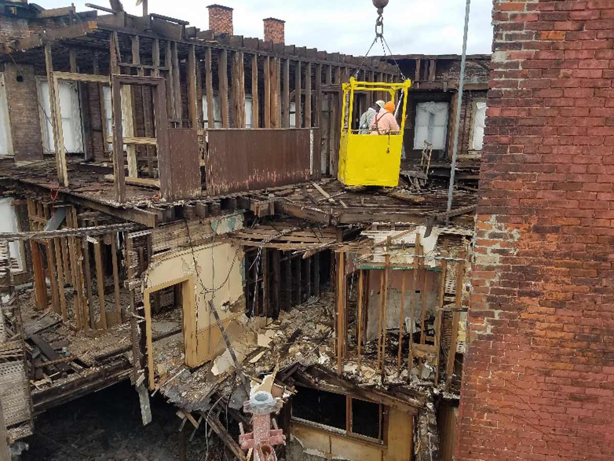 selective demolition - Nash Lofts
